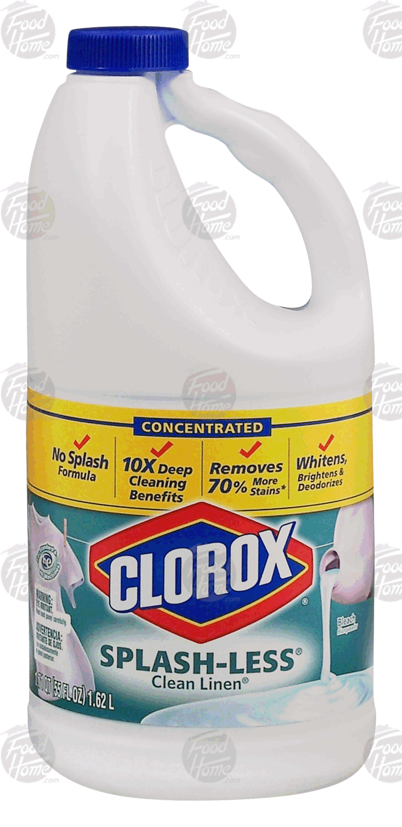 Clorox Splash-less concentrated splash-less bleach, clean linen scent Full-Size Picture